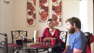 Pretty wife Brianna Beach riding her husband's cock