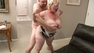 Hot BBW Lilly Spider pleasures a cock in the ass