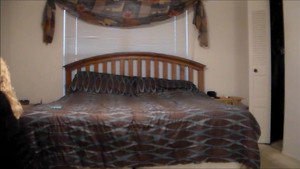 Amateur MILF strips on the cam and fucks hard