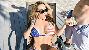 Voluptuous MILF fucks a guy she met on a beach