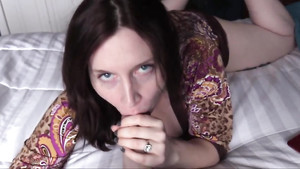 Homemade POV sex with horny housewife