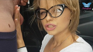 Voluptuous MILF adores licking balls like a dirty fucking slut