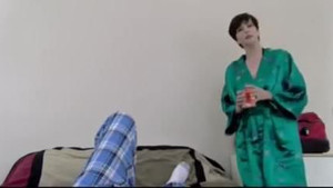 Good looking mom with big jugs bounces on young cock