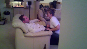 Cuckold husband loves to be cock teased by mature wife