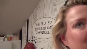 Big breasted blonde mom fucked by young stud with pleasure