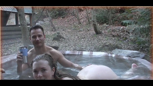 Big ass MILF fucks in a hot tub with stranger