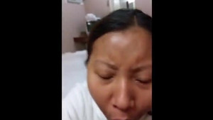 Kinky Asian MILF sucks a cock and receives cumshot POV