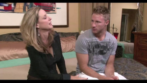 Handsome mommy Jodi West rides dick and gets doggy styled