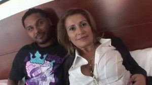 Attractive milf blonde fucks her horny lover in a hotel room