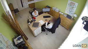 Busty MILF secretary Alex Black fucks with boss in office