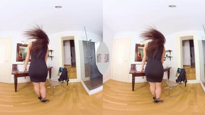 Appetizing sexy Asian babe excites her boyfriend by hotly stripping off