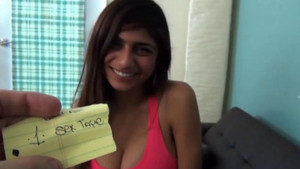 Young bouncy boobed brunette gets fucked hard with big dick