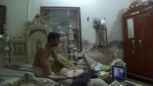 Curvy black-haired Indian mommy is horny and gets fucked in different positions