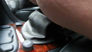 Horny amateur brunette MILF filming herself fucking her pussy with a gear stick