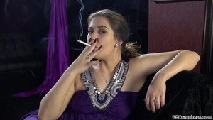 Compilation of hot beauties smoking while posing for the camera